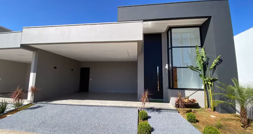 Casa térrea com três dormitórios no residencial villeneuve