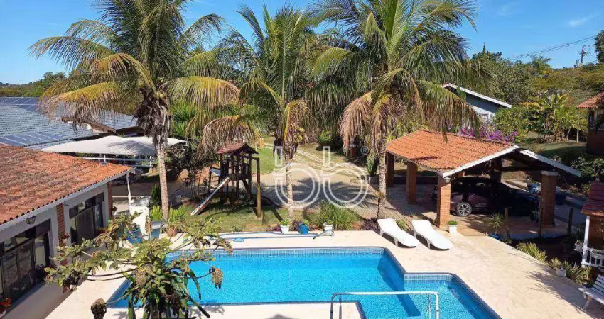 Chácara com 5 dormitórios à venda, 2350 m² por r$ 2.698.000,00 - condomínio colinas do mosteiro de itaici - indaiatuba/sp