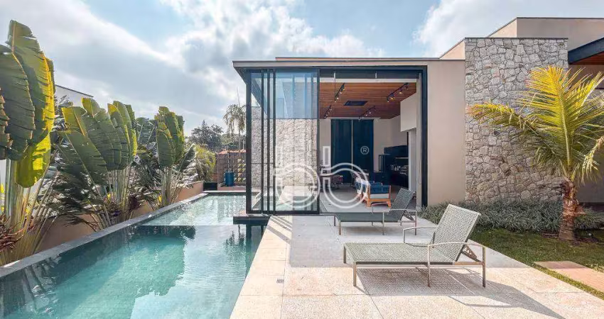 Casa com 4 dormitórios à venda, 515 m² por r$ 6.400.000,00 - condomínio santa clara - indaiatuba/sp