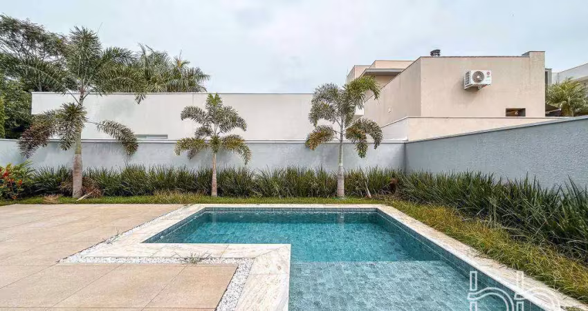 Casa com 4 dormitórios, 346 m² - venda por r$ 3.685.000,00 ou aluguel por r$ 18.710,00/mês - condomínio santa clara - indaiatuba/sp