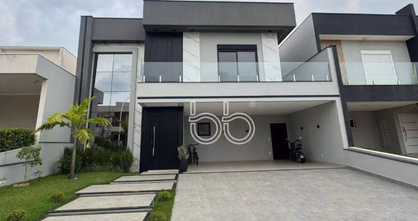 Casa com 3 dormitórios à venda, 267 m² por r$ 2.710.000,00 - condomínio maria dulce - indaiatuba/sp