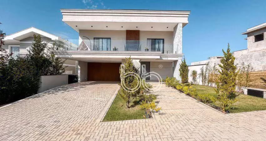 Casa com 4 dormitórios à venda, 434 m² por r$ 4.150.000,00 - condomínio jardim dos lagos - indaiatuba/sp