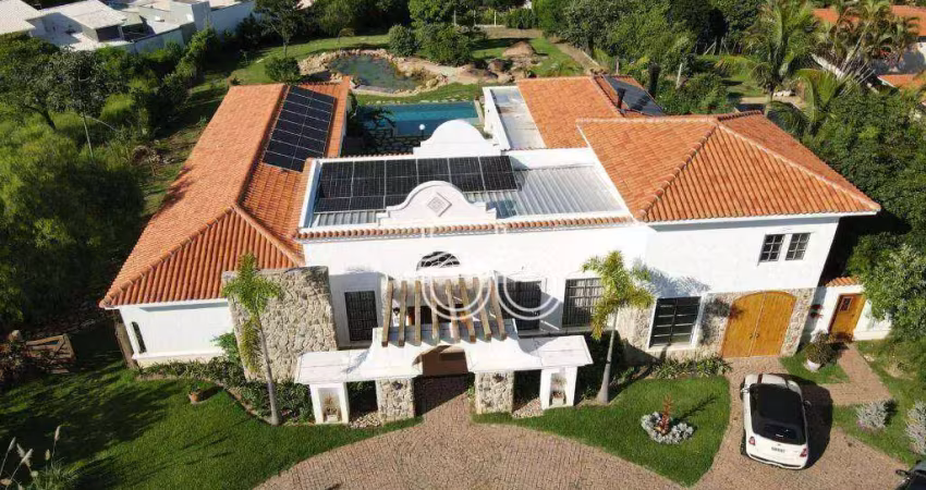Chácara com 4 dormitórios à venda, 3000 m² por r$ 5.500.000,00 - condomínio terras de itaici - indaiatuba/sp