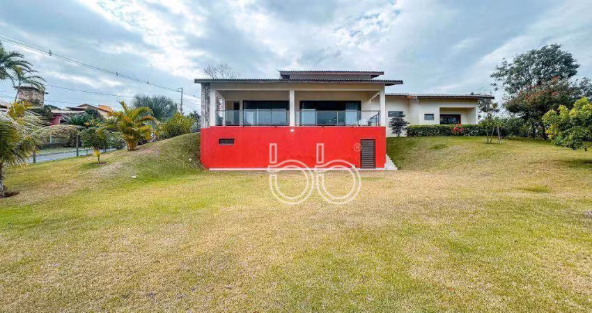 Chácara com 4 dormitórios à venda, 2070 m² por r$ 3.200.000,00 - condomínio vale das laranjeiras - indaiatuba/sp