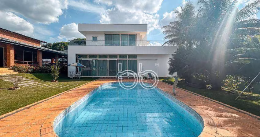 Chácara com 6 dormitórios à venda, 5000 m² por r$ 3.800.000,00 - recanto das flores - indaiatuba/sp