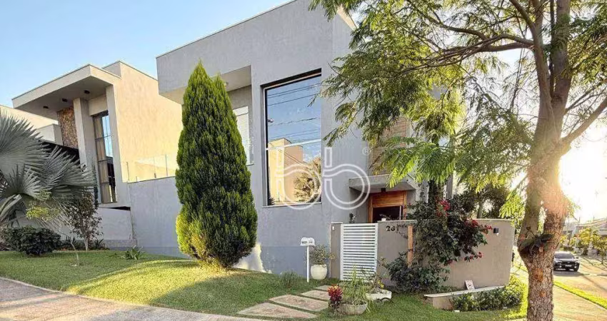Casa com 3 dormitórios à venda, 247 m² por r$ 2.445.000,00 - condomínio jardim brescia - indaiatuba/sp