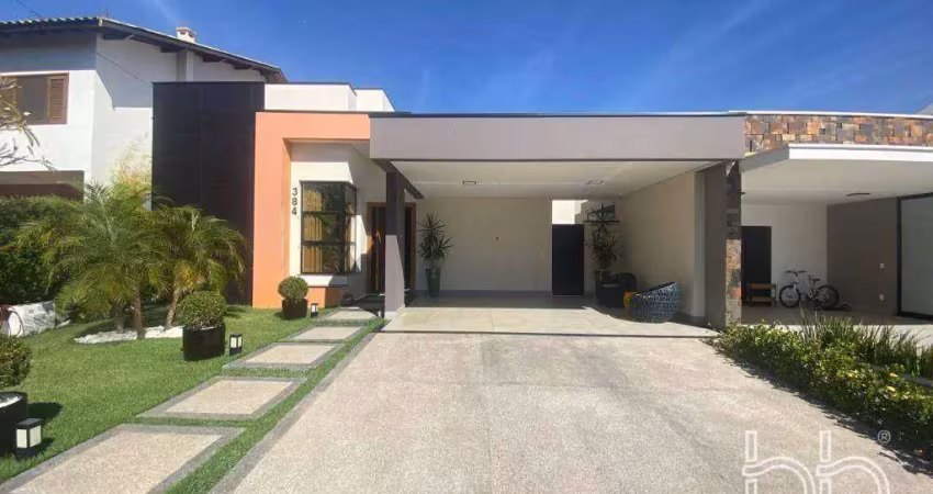 Casa com 3 dormitórios à venda, 181 m² por r$ 1.950.000 - condomínio villa romana - indaiatuba/sp