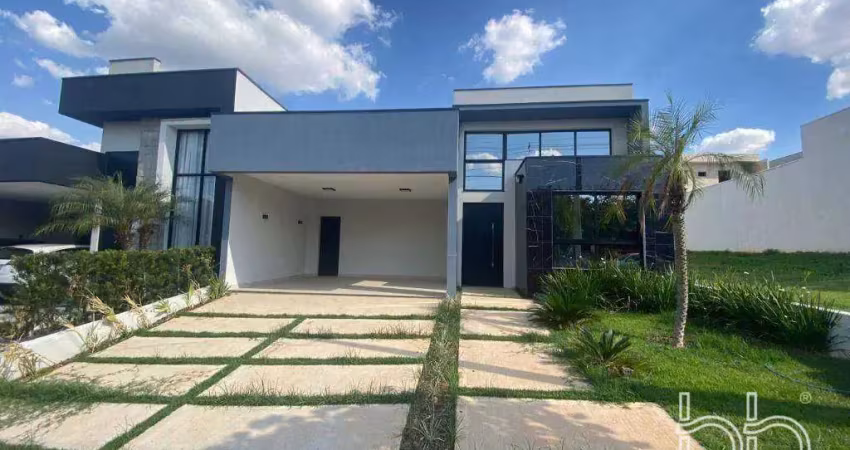 Casa com 3 dormitórios, 192 m² - venda por r$ 1.395.000,00 ou aluguel por r$ 10.230,00/mês - condomínio piemonte - indaiatuba/sp