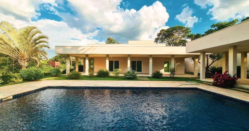 Chácara com 4 dormitórios à venda, 3650 m² por r$ 4.500.000,00 - condomínio colinas do mosteiro de itaici - indaiatuba/sp