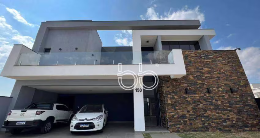 Casa com 4 dormitórios à venda, 273 m² por r$ 2.940.000,00 - condomínio dona lucilla - indaiatuba/sp