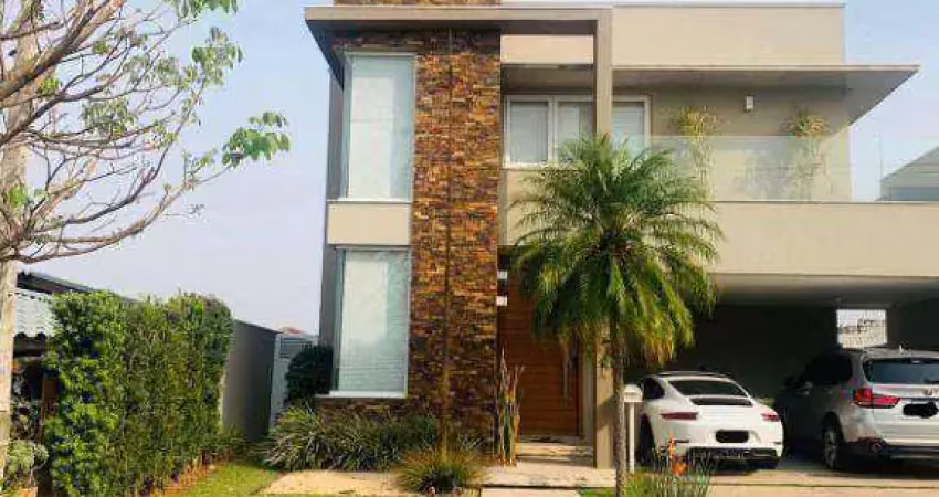Casa com 3 dormitórios à venda, 300 m² por r$ 2.120.000,00 - condomínio alto de itaici - indaiatuba/sp