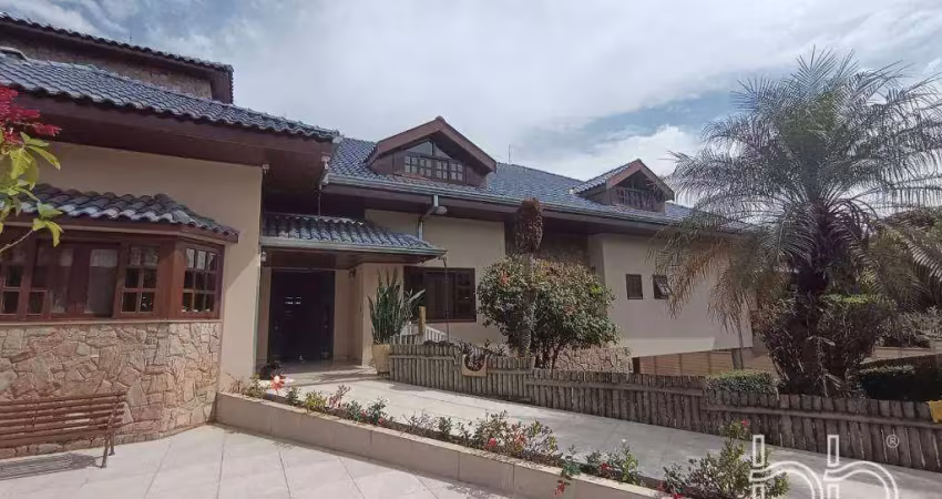 Chácara com 5 dormitórios à venda, 2500 m² por r$ 4.800.000,00 - condomínio colinas do mosteiro de itaici - indaiatuba/sp