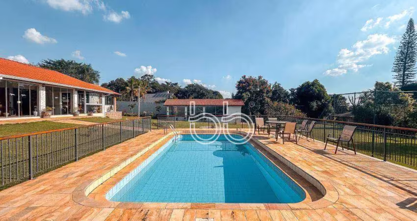 Chácara com 5 dormitórios à venda, 3000 m² por r$ 2.999.970,00 - condomínio vale das laranjeiras - indaiatuba/sp