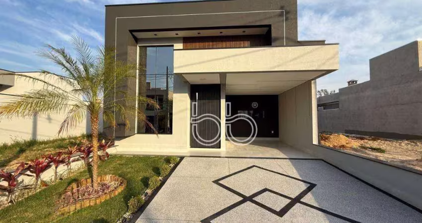 Casa com 3 dormitórios à venda, 136 m² por r$ 1.350.000,00 - condomínio gran reserve - indaiatuba/sp