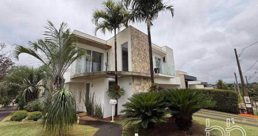 Casa com 4 dormitórios à venda, 371 m² por r$ 2.995.000,00 - condomínio alto de itaici - indaiatuba/sp