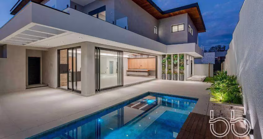 Casa com 5 dormitórios à venda, 560 m² por r$ 6.800.000,00 - condomínio villa dos pinheiros - indaiatuba/sp