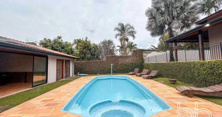 Chácara com 5 dormitórios à venda, 1000 m² por r$ 2.100.000,00 - condomínio terras de itaici - indaiatuba/sp
