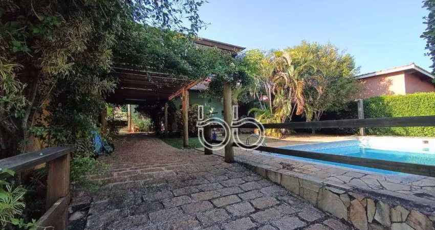 Chácara com 3 dormitórios à venda, 1 m² por r$ 1.400.000,00 - condomínio terras de itaici - indaiatuba/sp