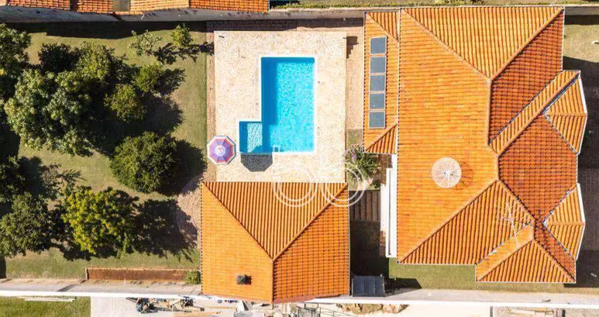 Chácara com 4 dormitórios à venda, 1000 m² por r$ 2.200.000,00 - condomínio terras de itaici - indaiatuba/sp