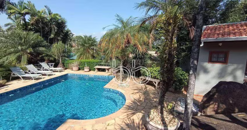 Chácara com 5 dormitórios à venda, 1000 m² por r$ 2.197.000,00 - condomínio terras de itaici - indaiatuba/sp