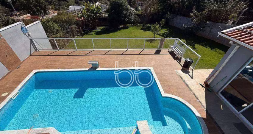 Chácara com 5 dormitórios à venda, 1000 m² por r$ 2.580.000,00 - condomínio terras de itaici - indaiatuba/sp