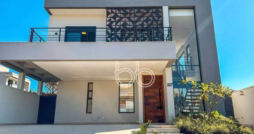 Casa com 3 dormitórios à venda, 320 m² por r$ 3.850.000,00 - condomínio jardim santorini - indaiatuba/sp