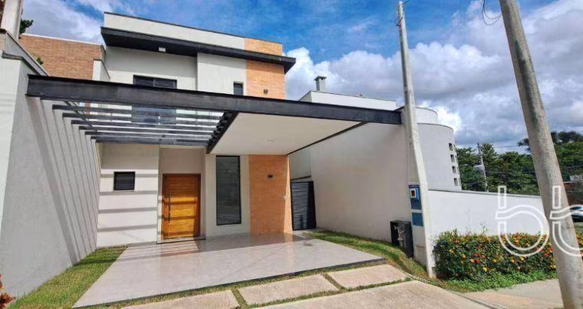 Casa com 3 dormitórios à venda, 150 m² por r$ 1.100.000,00 - condomínio montreal residence - indaiatuba/sp