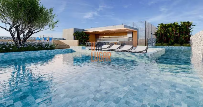Um lugar imoveis vende: apartamento na planta com 2/4 no ed. w mauriti - pedreira.