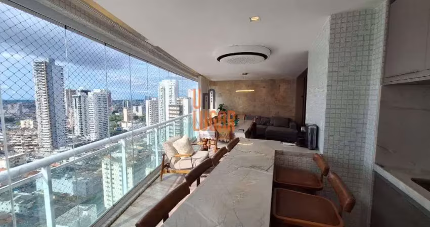 Aluguel cop30: apartamento amplo e mobiliado com 3 suites no ed. ile de palais, no umarizal, belem-pa