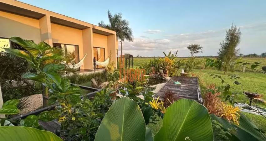 Aluguel cop30: linda casa em fazenda com 4 suites na rodovia pa 124, capanema - pa