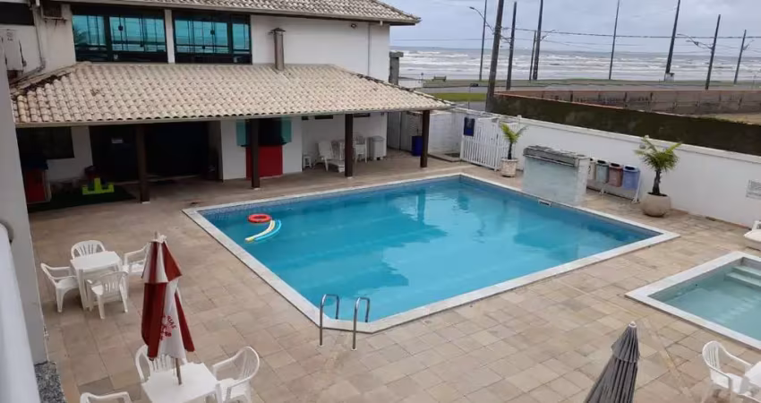 Kitnet de frente para o mar com 1 dormitório para alugar, 30 m² por r$ 1.349.00 - jardim casablanca - peruíbe/sp