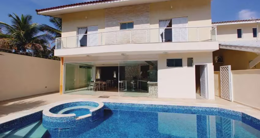 Sobrado com 5 dormitórios, 350 m² - venda por r$ 2.750.000,00 ou aluguel por r$ 13.400,00/mês - bougainvillee i - peruíbe/sp