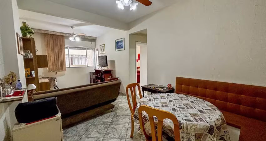 Lindo apto mobiliado com vista para o mar | 47m² | r$ 398.000 | 1 dorm | 1 vaga | aparecida - santos
