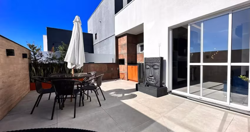 Belissima cobertura duplex, totalmente mobiliada c/terraço gourmet