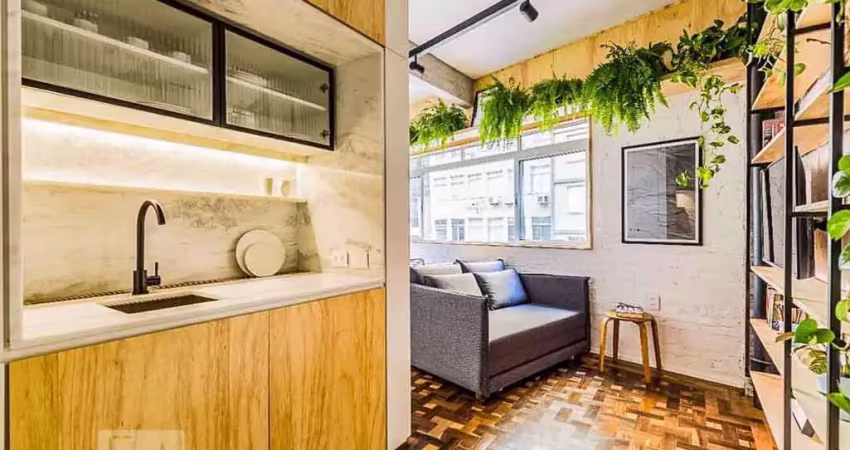 Kitnet / stúdio para venda - centro histórico, 1 quarto,  30 m² - porto alegre