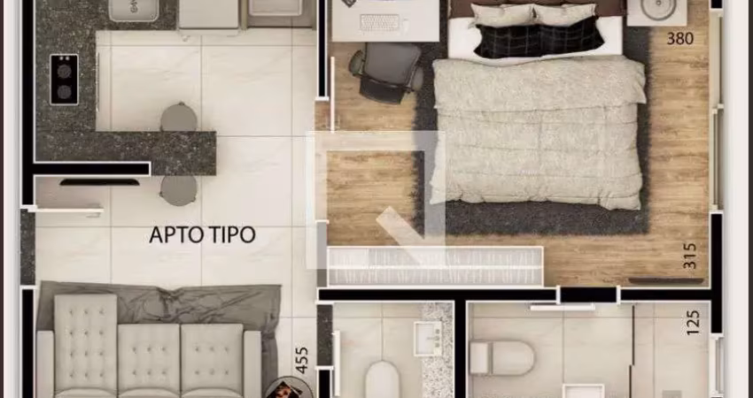 Apartamento para venda - são luíz, 1 quarto,  33 m² - belo horizonte
