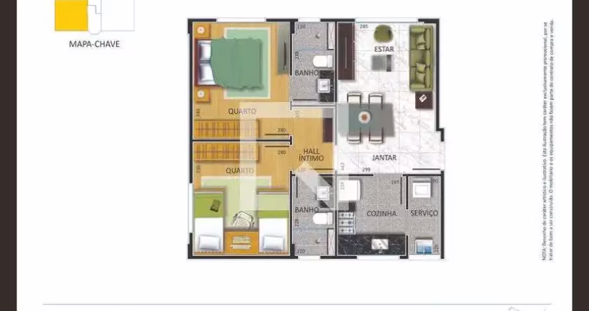 Apartamento para venda - buritis, 2 quartos,  53 m² - belo horizonte