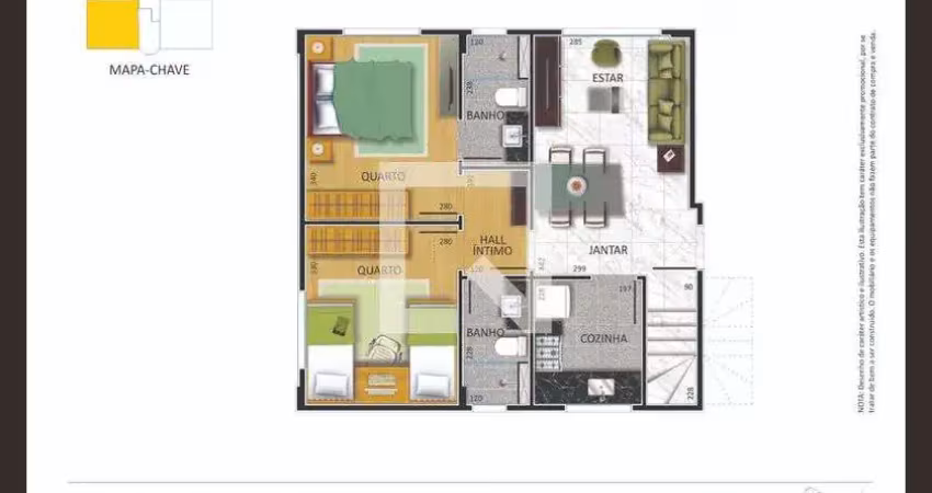 Cobertura para venda - buritis, 2 quartos,  105 m² - belo horizonte