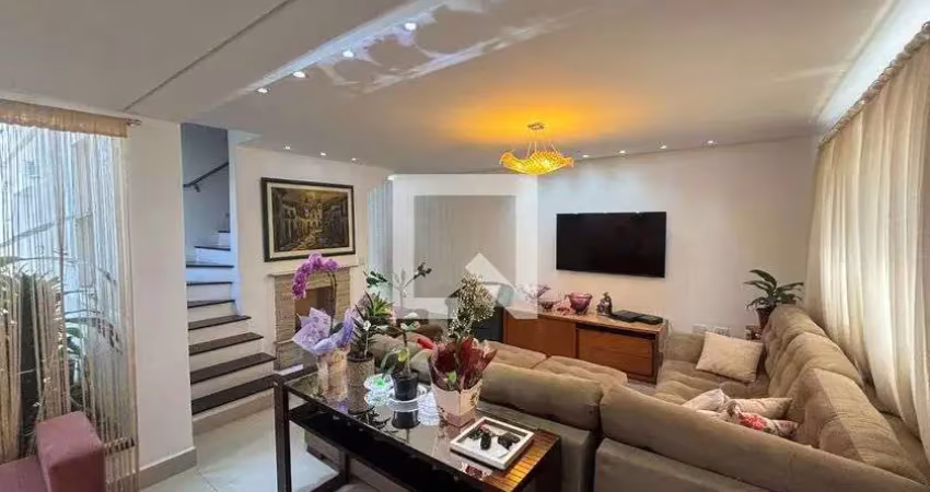 Casa para venda - jardim, 4 quartos,  160 m² - santo andré