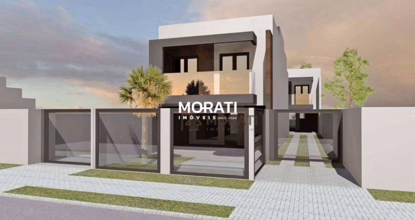 Sobrado com 3 dormitórios à venda, 158 m²  - Xaxim - Curitiba/PR