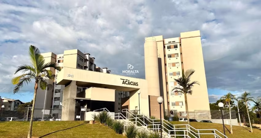 Apartamento Com 02 Quartos, Semi Mobiliado no Residencial Acácias!
