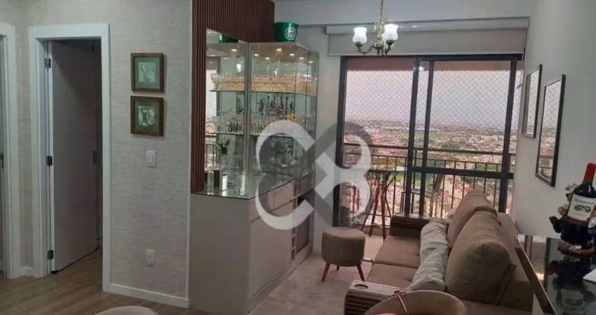 Apartamento com 2 dormitórios para alugar, 61 m² por r$ 2.500/mês - parque jamaica - londrina/pr