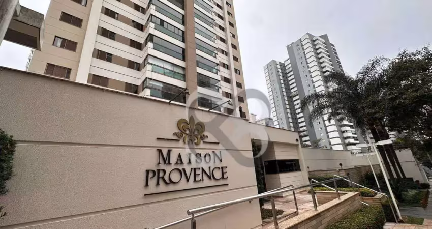 Apartamento no maison provence, localização privilegiada, 3 dormitórios, sala ampla 120m2 de área útil na gleba palhano - londrina/pr