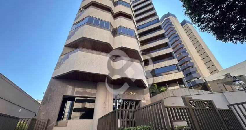 Apartamento com 3 dormitórios à venda, 120 m² por r$ 550.000 - centro - londrina/pr