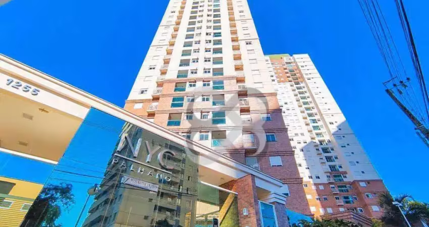 Apartamento com 3 dormitórios para alugar, 69 m² por r$ 3.800/mês - gleba palhano - londrina/pr