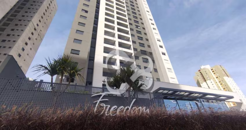 Apartamento no Freedom Mobiliado com 1 dormitório para alugar, 47 m² por R$ 2.750/mês - Gleba Palhano - Londrina/PR