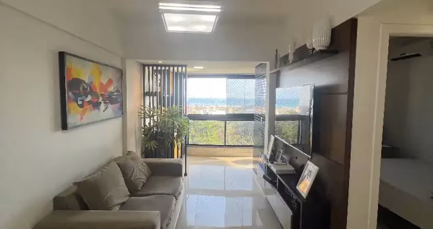 Vendo 2/4 com suíte | 67m2 | varanda gourmet | vista mar | armários | andar baixo | 1 vaga