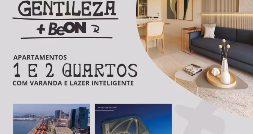 Be.on porto: lançamento no porto maravilha! studios e 2 qts com rooftop e piscina de borda infinita.
