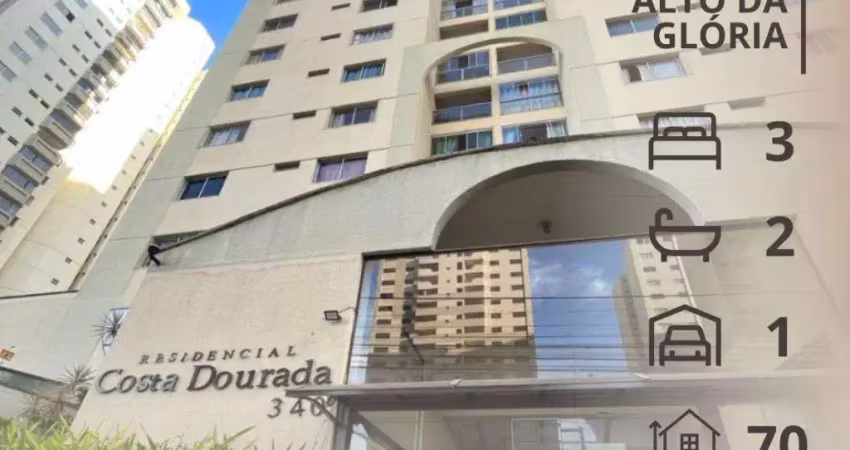 Apartamento com 3 quartos para alugar na Rua Fortaleza, Alto da Glória, Goiânia