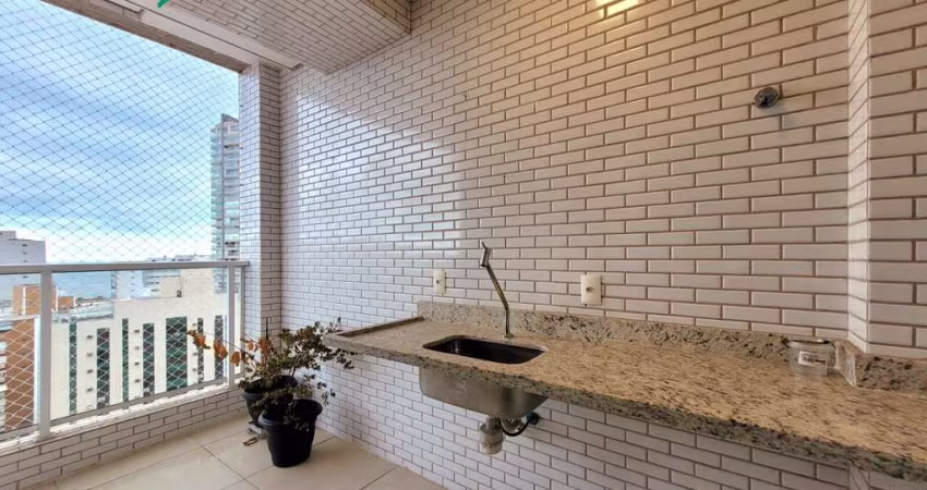 Apartamento Alto Padrão à Venda no Boqueirão em Santos - 1 suíte 59m2